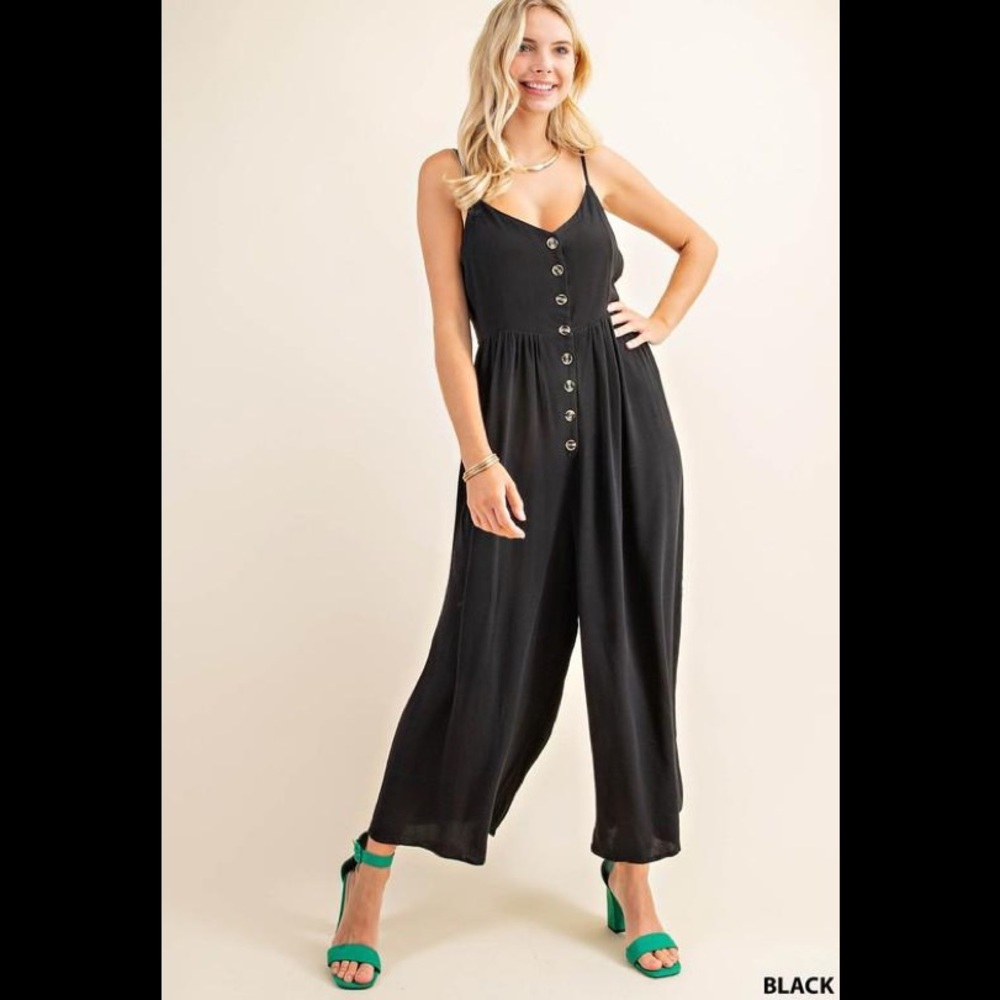 Button down jumpsuit